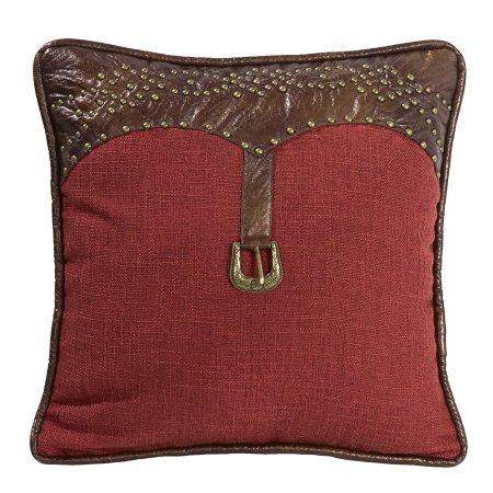 Ruidoso Red Buckle Pillow