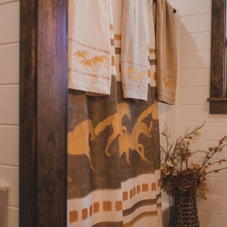 Horse Shower Curtain Bath Décor