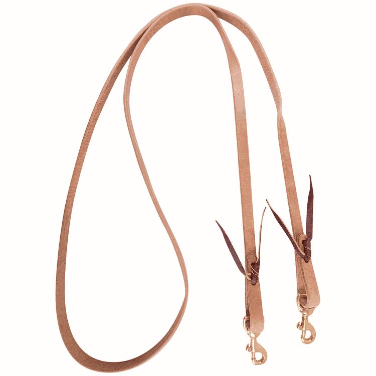 Walt 5/8" Roping Reins w/double snaps by Martin Saddlery